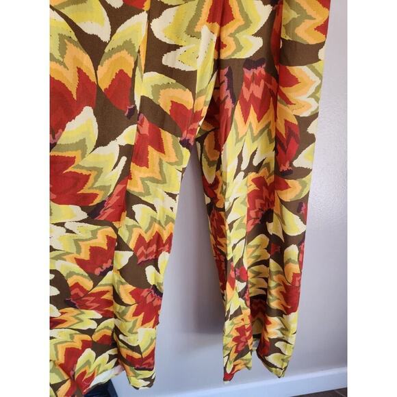 NWT Farm Rio x Anthropologie Fruit Print Jumpsuit Size XS Yellow 9D405 - Picture 6 of 13